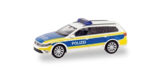 Herpa 099554 - H0 - VW Passat GTE Variant Polizei
